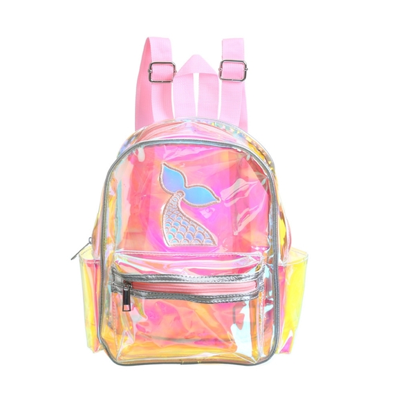NWT UNBRANDED Transparent Unicorn Toddler Princess Backpack Bag - Picture 2 of 14